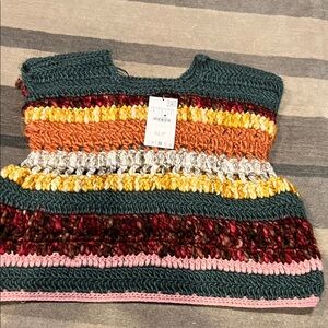 Zara Multicolor Knit Sweater